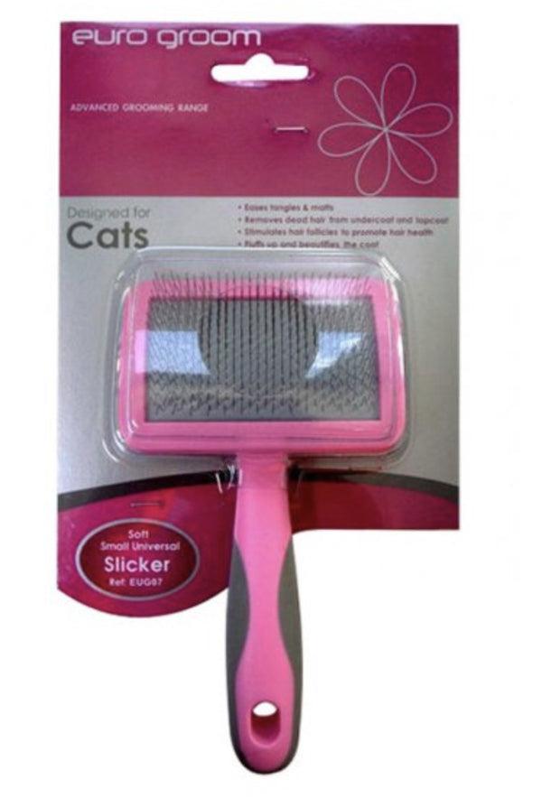 Euro Groom Slicker Brush Curved Soft Pin