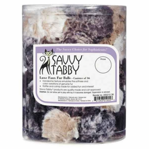 Savvy Tabby Luxe Faux Fur Balls