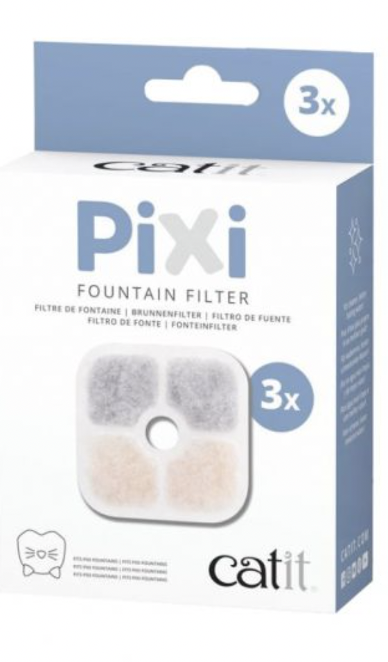 Pixi Cat Fountain Filter Cartridge 3pack