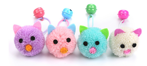 Mice PomPom with a Bell